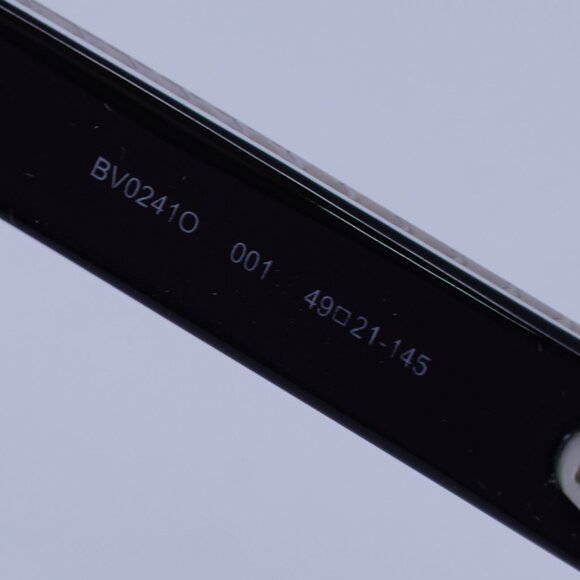 Bottega Veneta BV0241O 001 Eyeglasses Shiny Black 49mm Square Frame - Picture 8 of 9